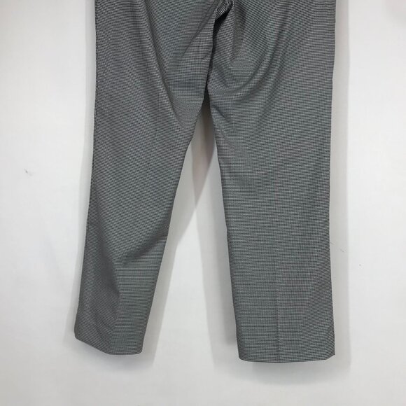 ANN TAYLOR - WOMEN'S 6 -BLACK/WHITE CHECK DRESS SLACK PANTS - Picture 6 of 8